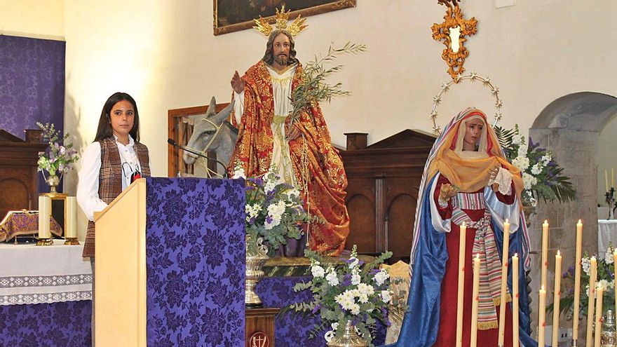 Lidia Piernagorda, en un momento de su pregón.