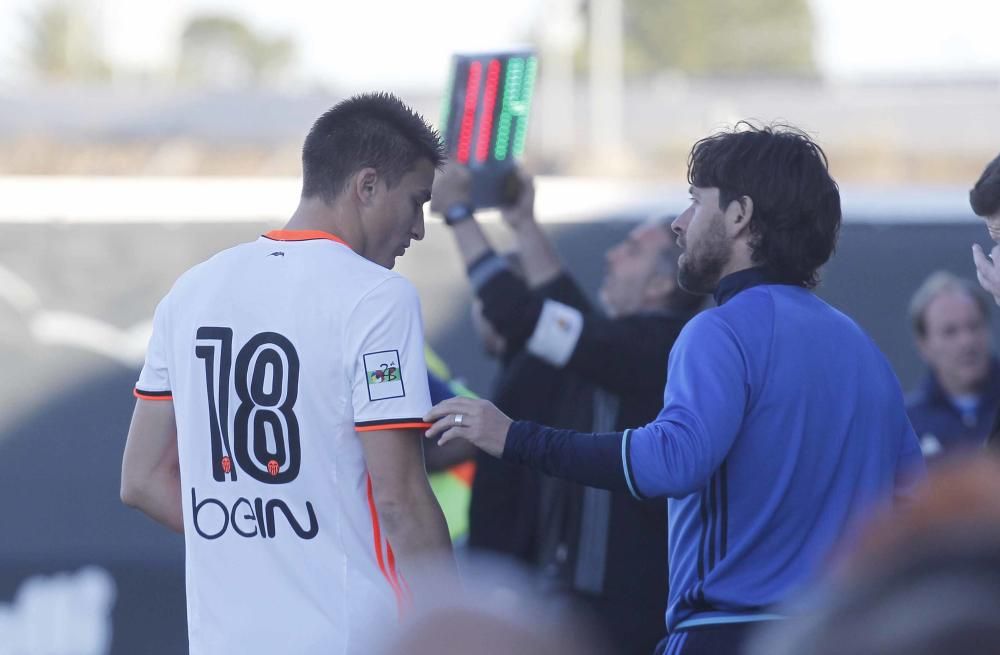 Valencia Mestalla - Llagostera, en imágenes