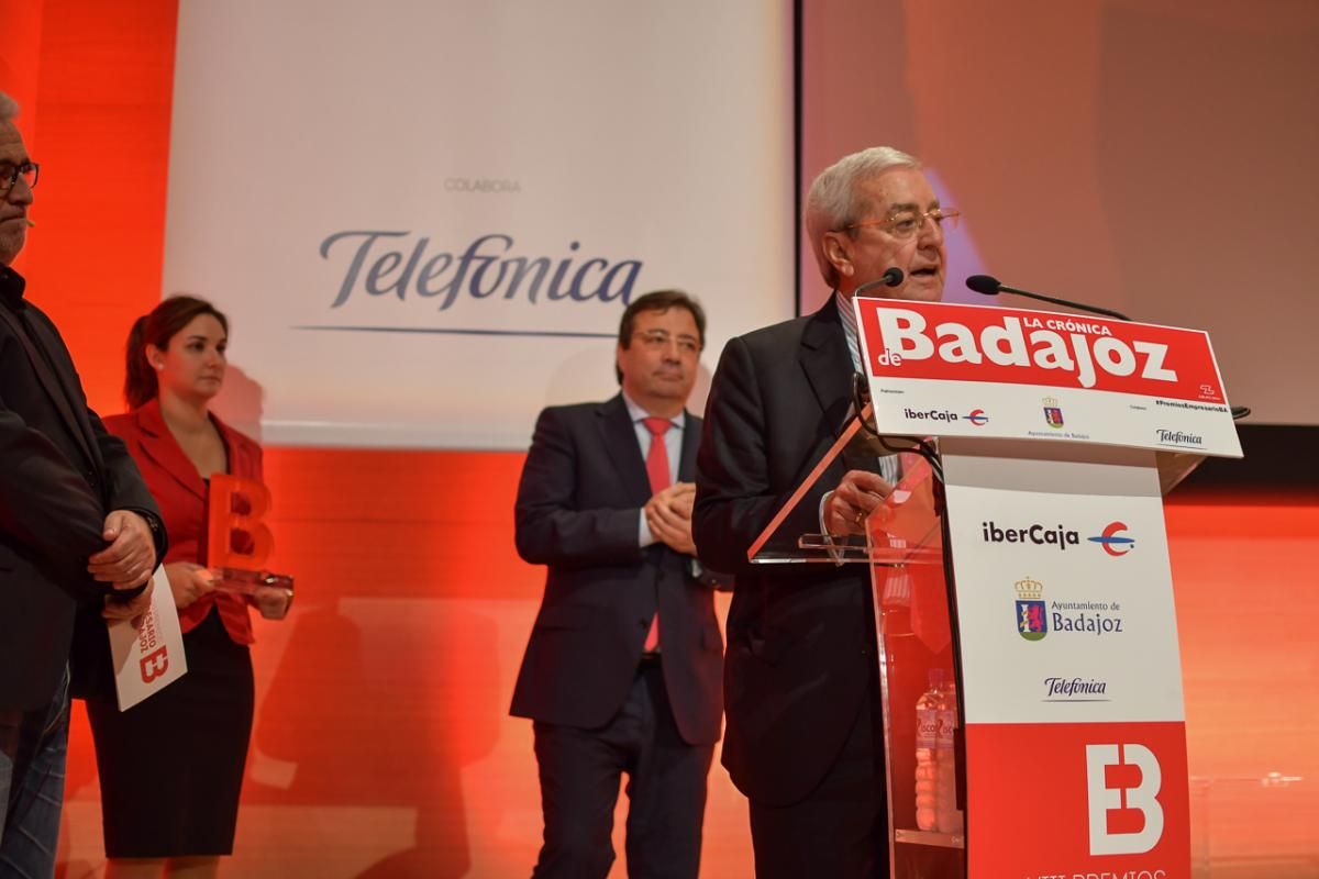 La gala de los premios Empresario de Badajoz 2018 en imágenes