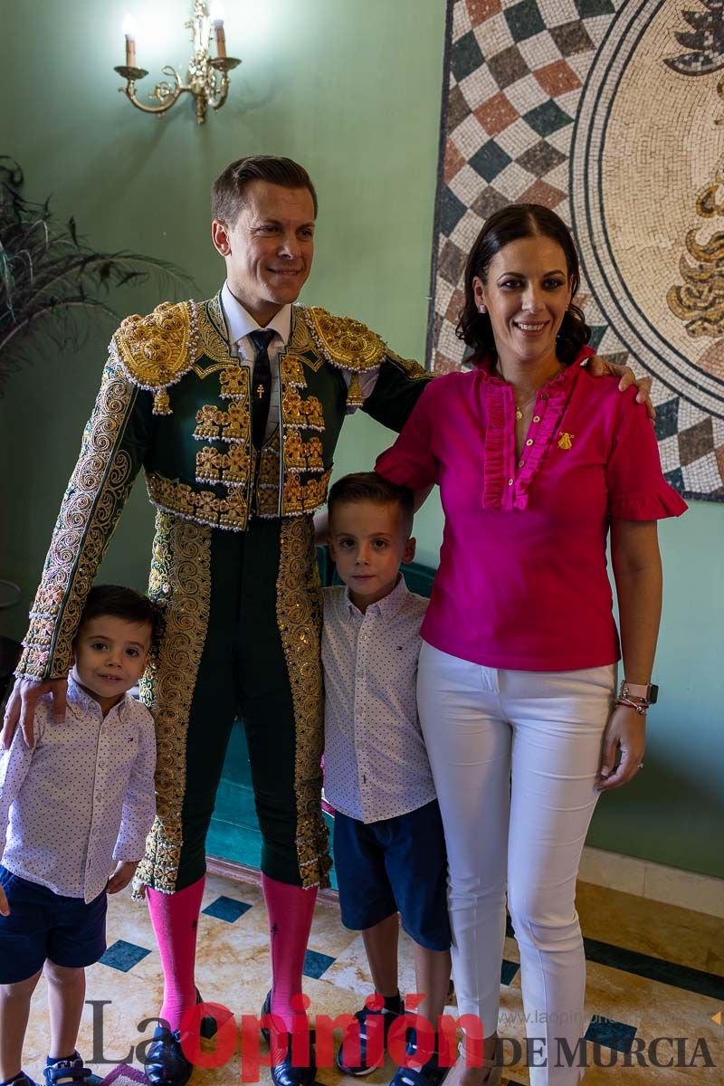 Despedida de los ruedos de Antonio José López 'El Rubio' en Cehegín. Así se ha vestido de torero