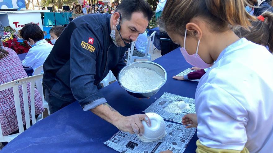 Los niños protagonizan la jornada de la Feria Sabor a Málaga