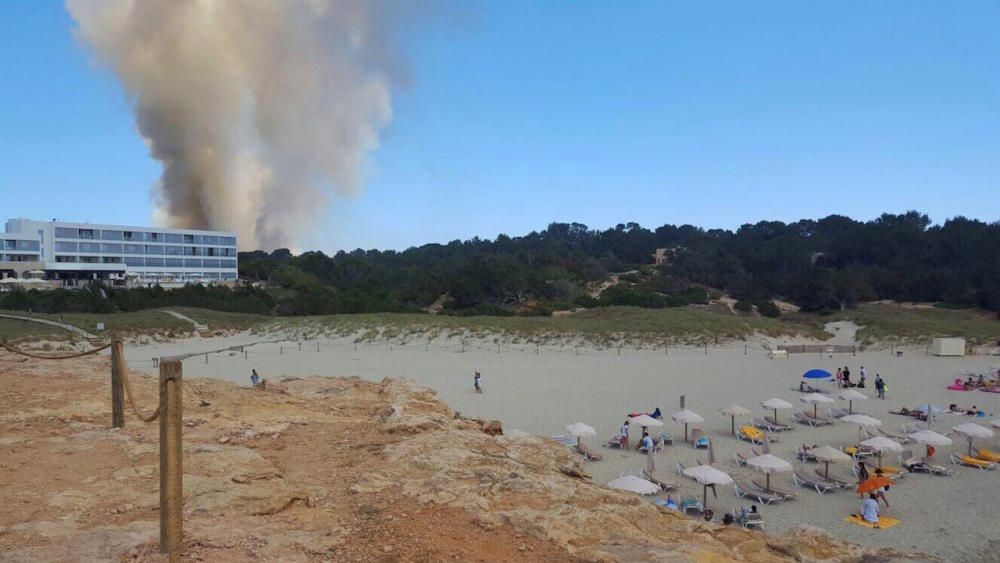 Incendio en Formentera