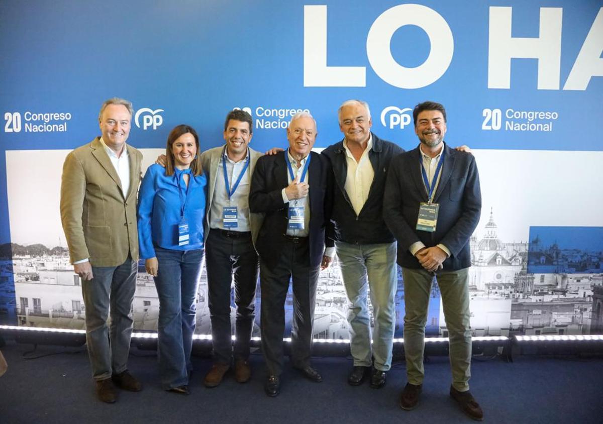 Los políticos valencianos presentes en el congreso del PP en Sevilla