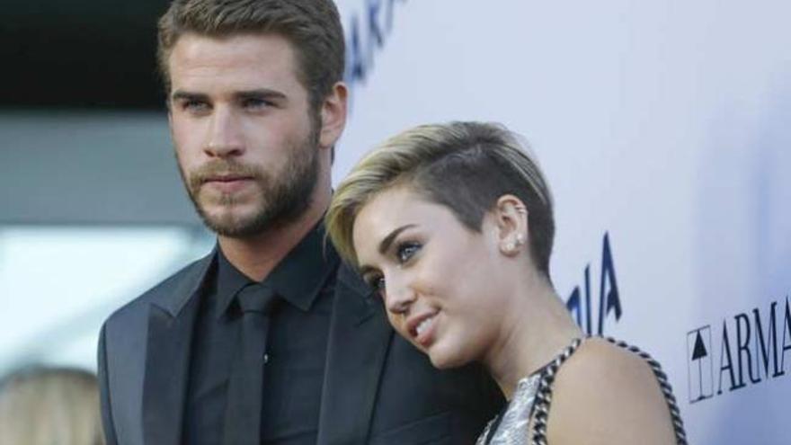 Miley Cyrus y Liam Hemsworth