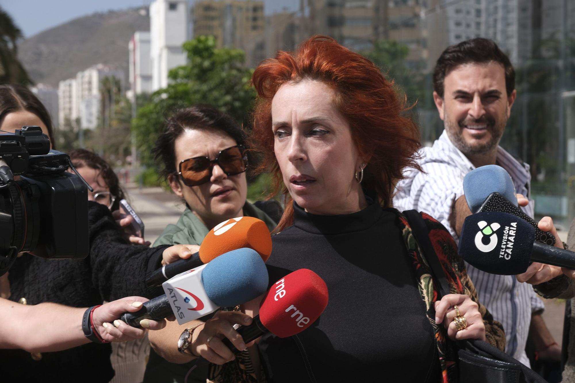 Imágenes del juicio por el asesinato de Juana Ramos en Las Palmas de Gran Canaria.