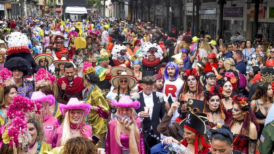 El Carnaval de Las Palmas de Gran Canaria reunió a 800.000 visitantes, el doble que el año pasado