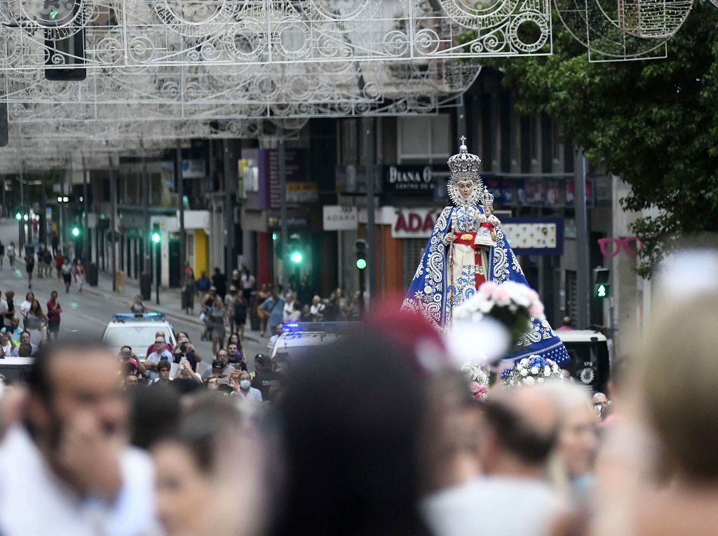 Romería de Murcia: Misa previa y primer tramo del recorrido