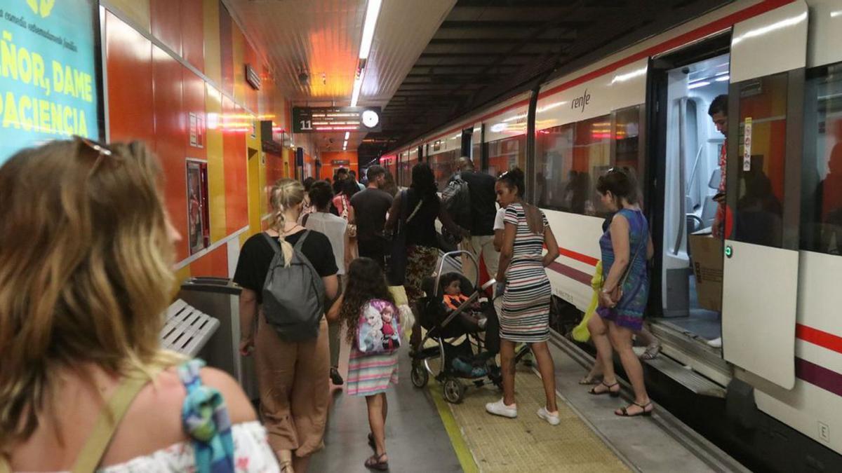 Estación de Cercanías en Málaga.