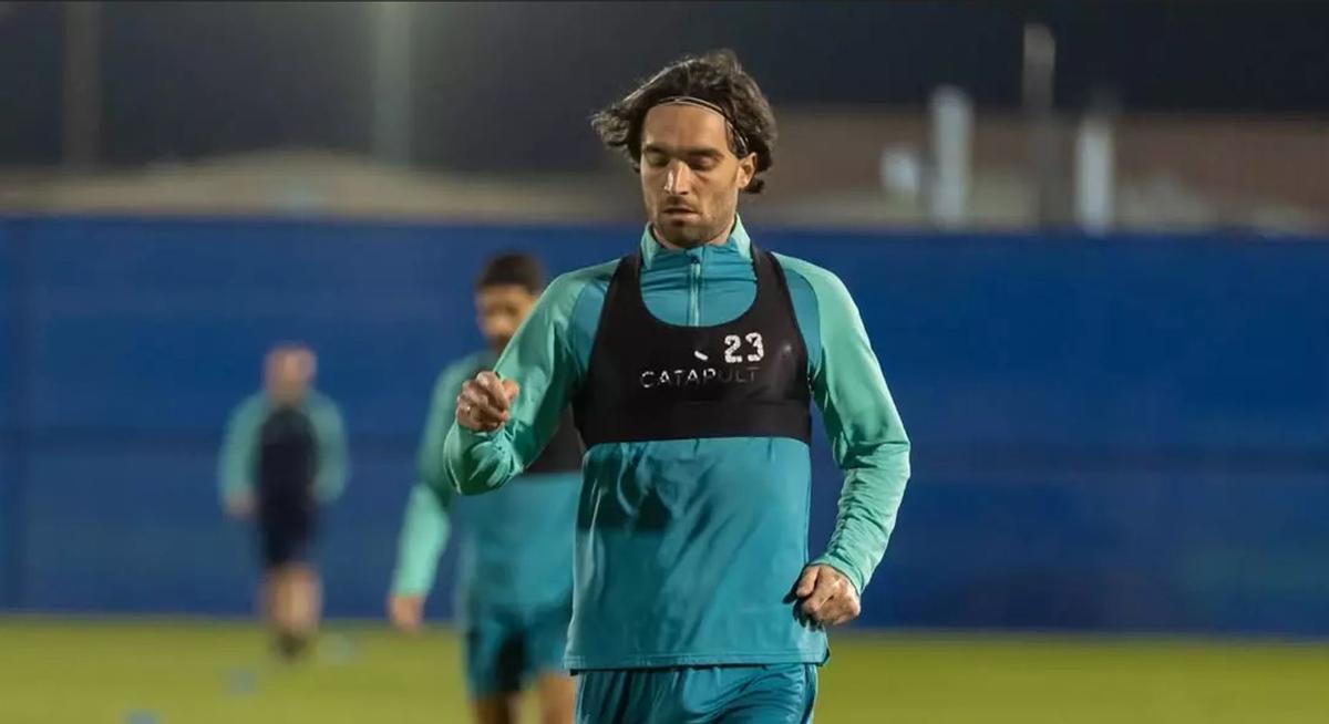 Jason Remeseiro, en un entrenamiento