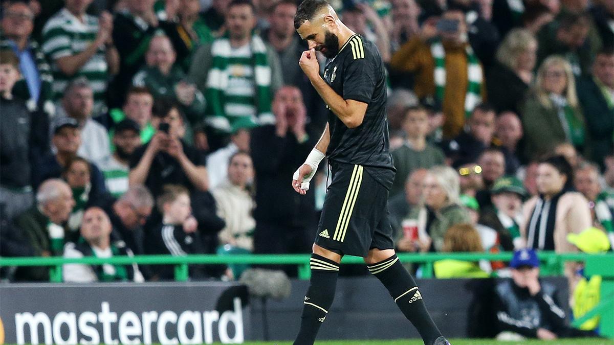 Celtic - Real Madrid | Benzema se retiró lesionado