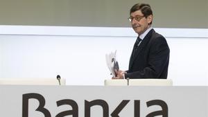 El presidente del Bankia, José Ignacio Goirigolzarri.  