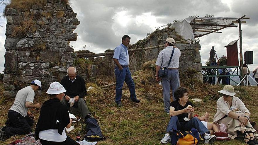 Romería junto a la Capela da Estrela, en 2009.