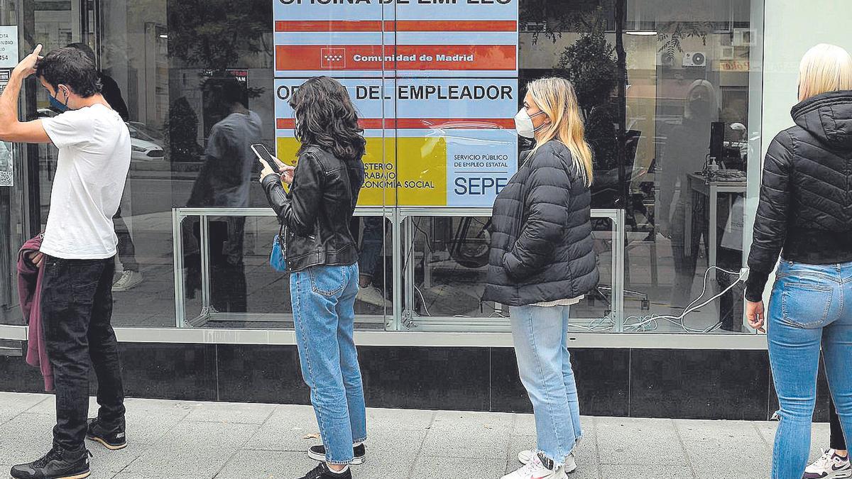 Una oficina de empleo.