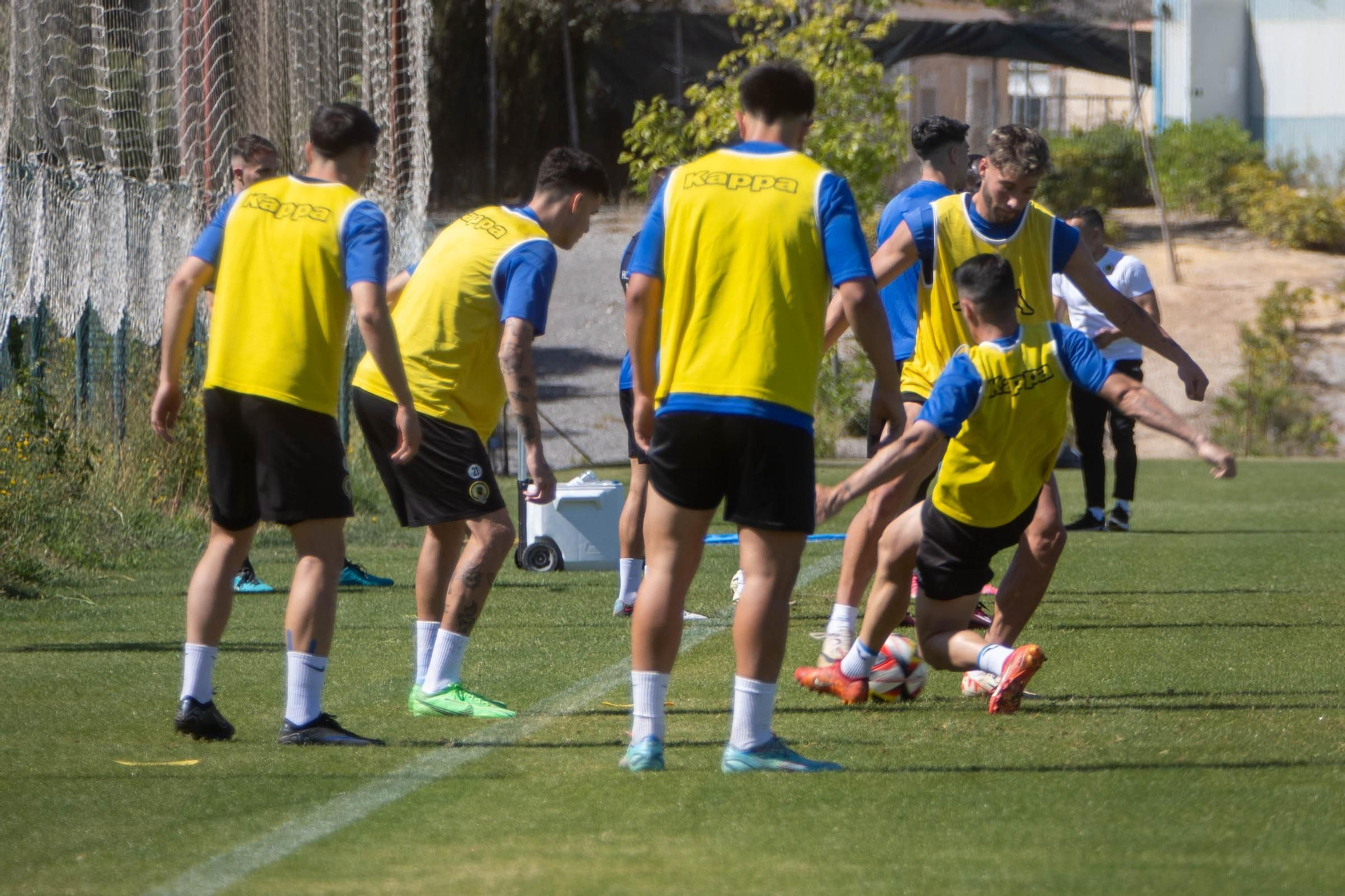 Último entrenamiento del Hércules antes de su decisivo partido por el ascenso