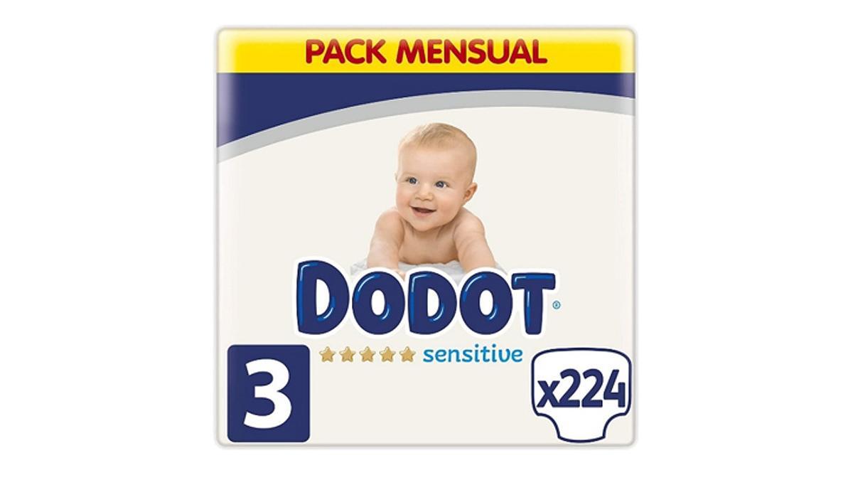 Dodot 224 Pañales Sensitive.