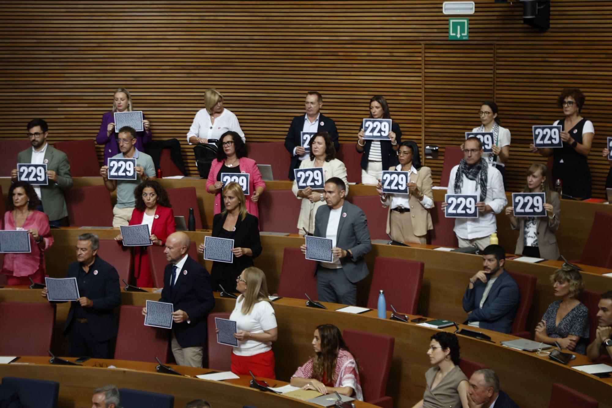 El Debate de Política General en las Corts, en imágenes