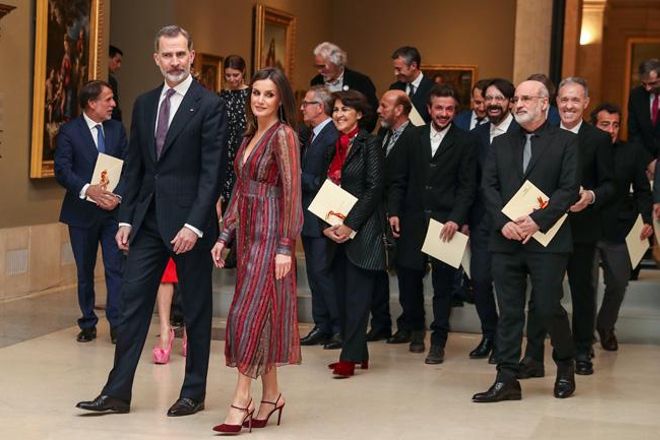Letizia Ortiz junto a Felipe VI