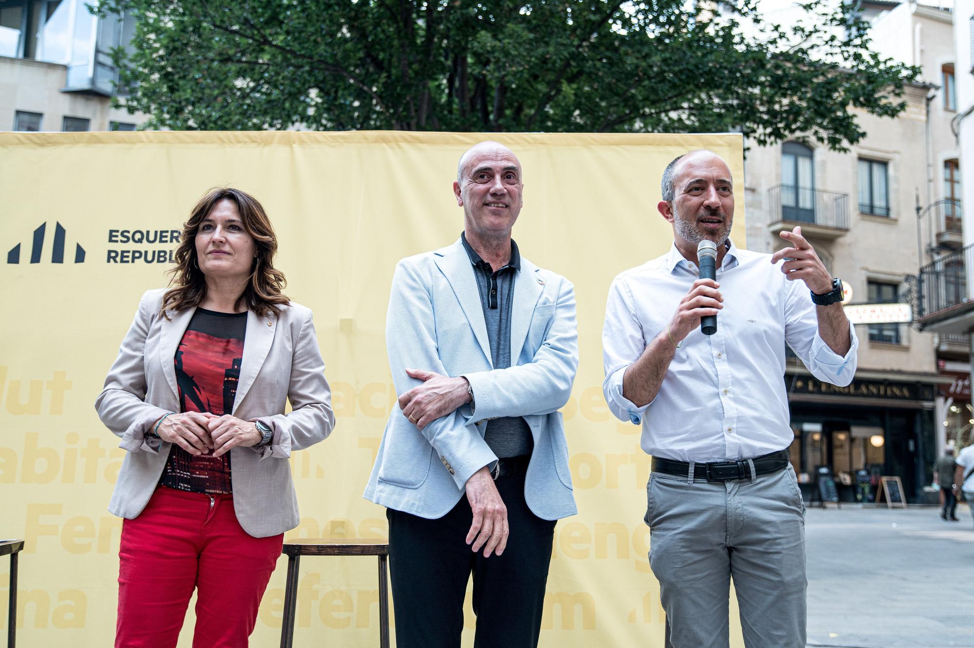 L’acte d’ERC a les eleccions europees del 9 de juny a la capital del Bages amb Tomàs Molina, en imatges