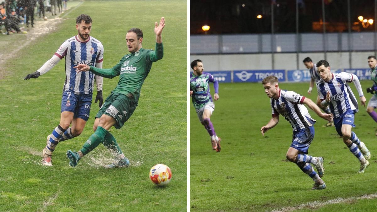 Por la izquierda, Luis Alcalde y Berto Cayarga.