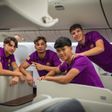 Toni, Guille, Jofre y Dro han cautivado a Flick durante la gira