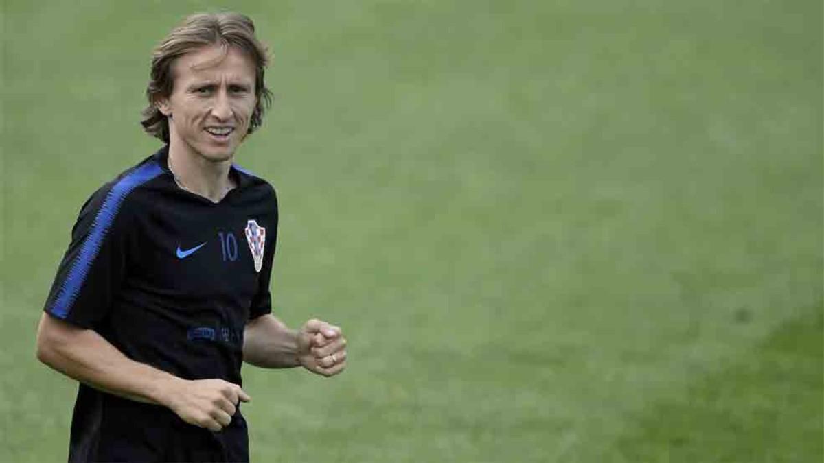 Luka Modric, jugador de la selección de Croacia