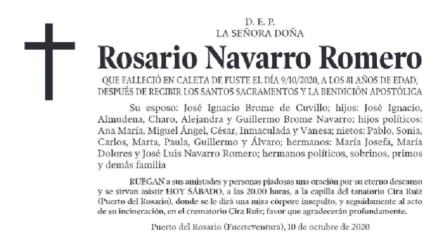 Rosario Navarro Romero - La Provincia