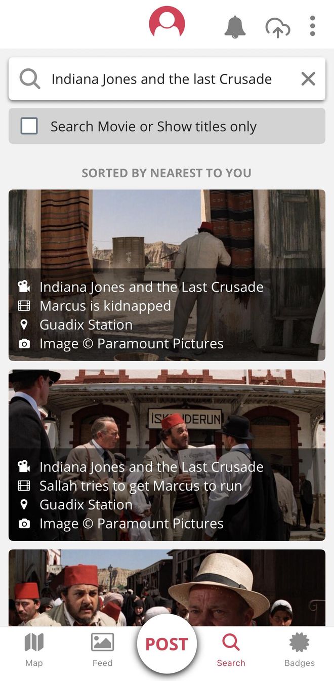 Ejemplos de uso de la app Setjetters