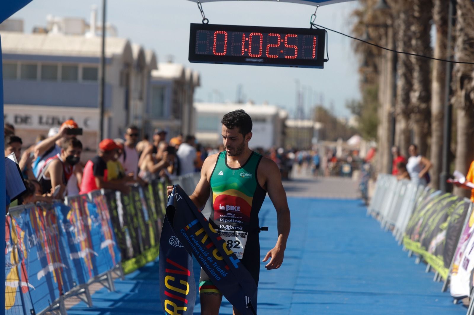 El Triatlón Playa de la Malvarrosa, en imágenes