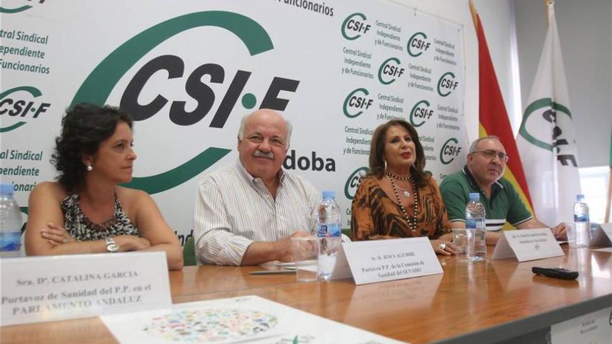 CSIF y PP denuncian el mal estado de la sanidad pública en Córdoba