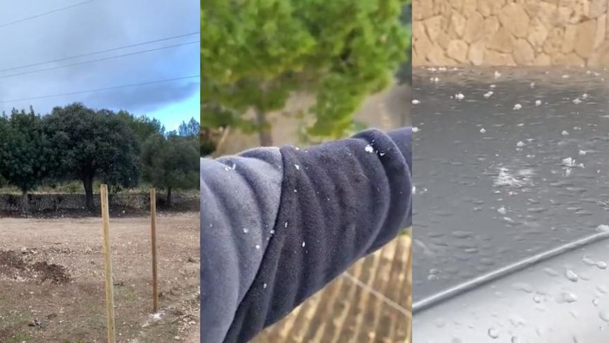 Caen los primeros copos de nieve en Mallorca