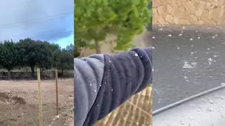 Caen los primeros copos de nieve en Mallorca