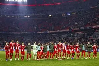 La afición del Bayern calienta la eliminatoria: "Nos cagamos en el Madrid"