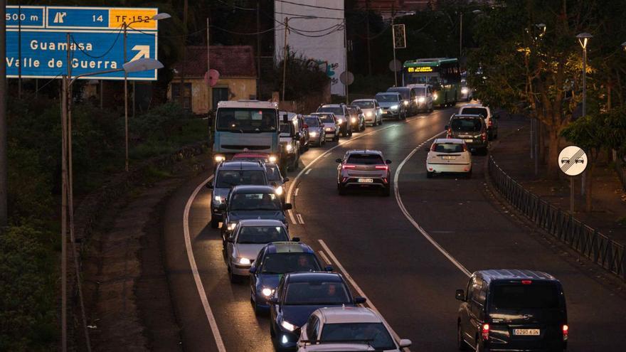 El Cabildo de Tenerife cerrará el enlace de Guamasa con la autopista del Norte en horas punta