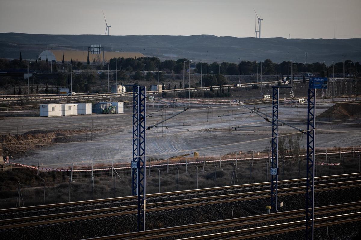Parcelas en el polígono de Plaza, este miércoles.