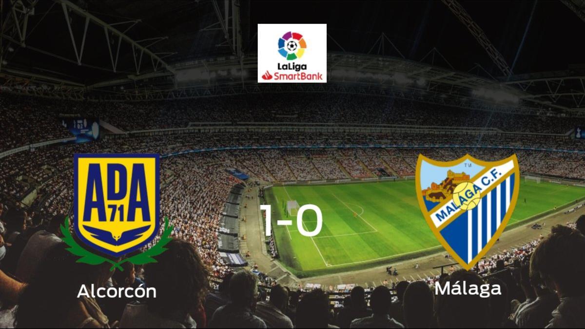 El Alcorcón suma tres puntos a su casillero tras ganar al Málaga (1-0)