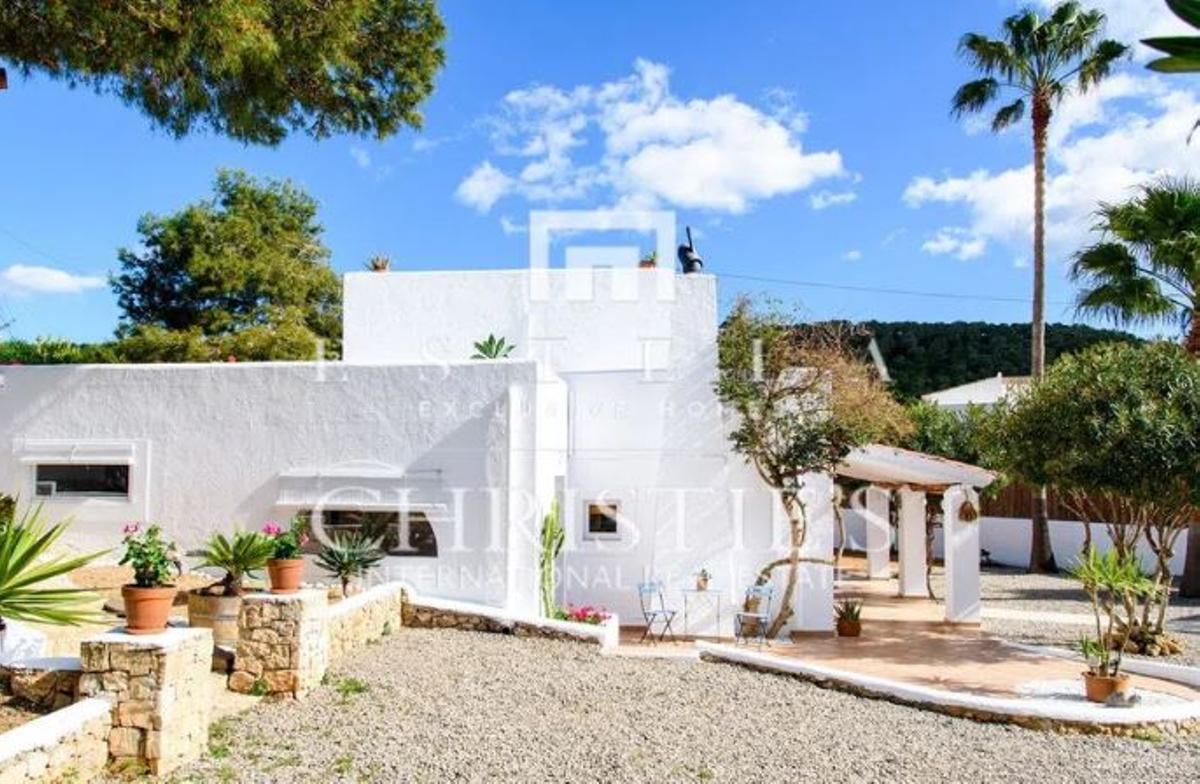 El exterior de la vivienda ubicada en la zona de ses Salines