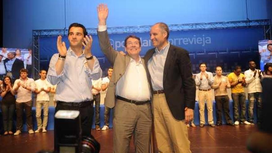 Imagen de archivo del mitin que el Partido Popular celebró en el Teatro Municipal.