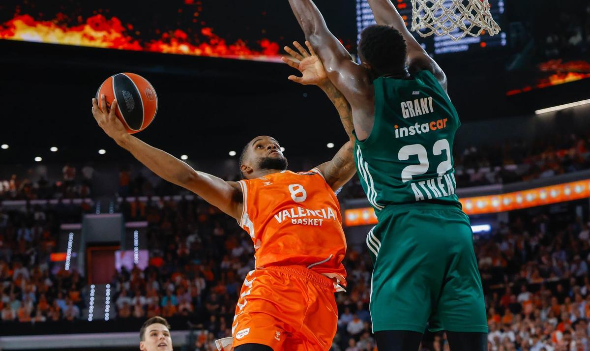 Cruel derrota sobre la bocina de Valencia Basket y Panathinaikos en el Roig Arena