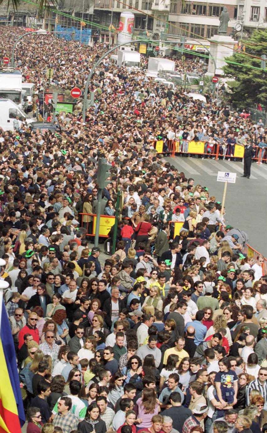 El accidente de la mascletà en el año 2000 dejó medio centenar de heridos