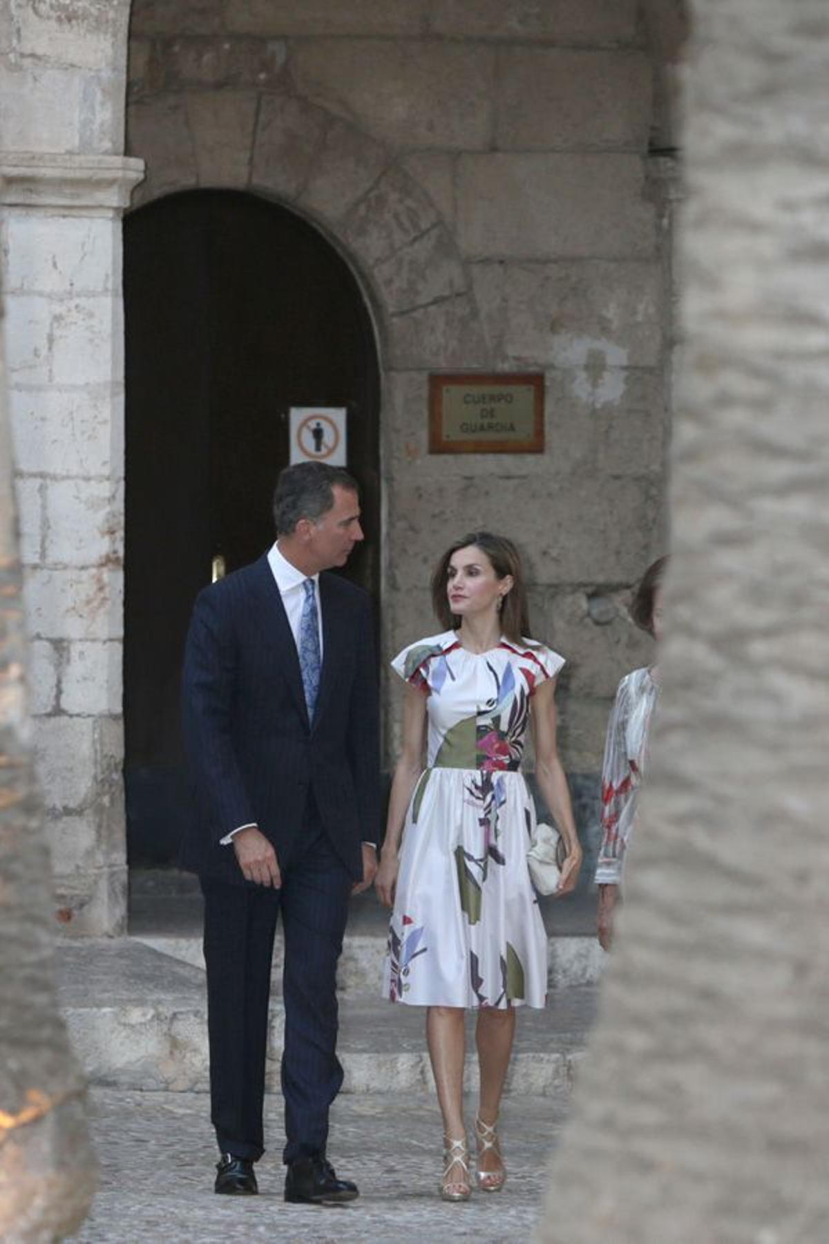 Felipe VI y Letizia Ortiz en el Palacio de la Almudaina