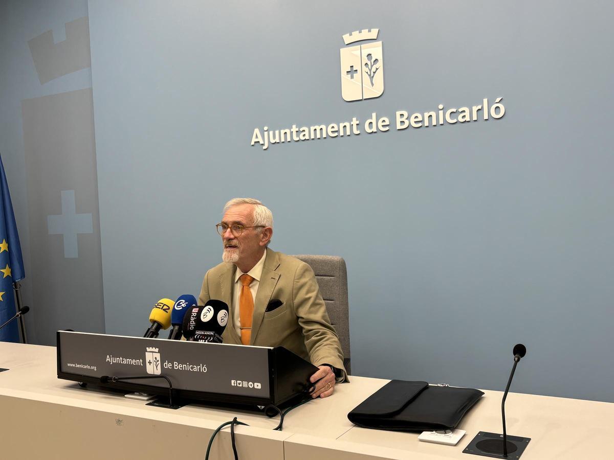 Juan Pascual Sorlí, este jueves, en rueda de prensa.