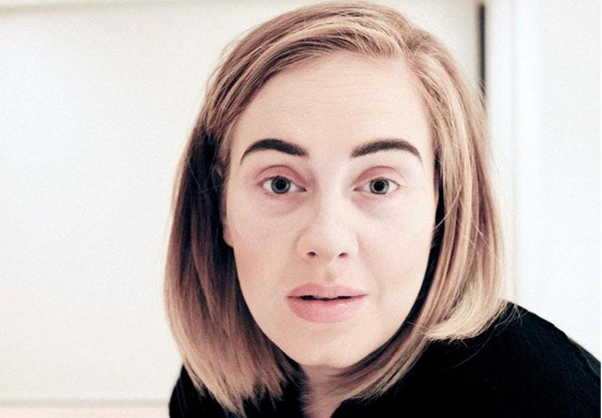 Adele comparte en Instagram una foto sin maquillaje
