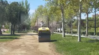 Arreglo de los caminos de acceso a las pistas de skate de la Aldehuela