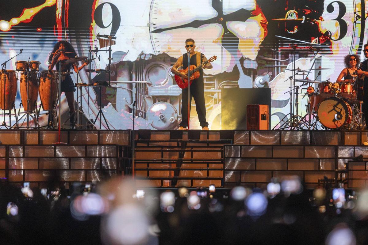 El concierto de Alejandro Sanz en Palma, en imágenes