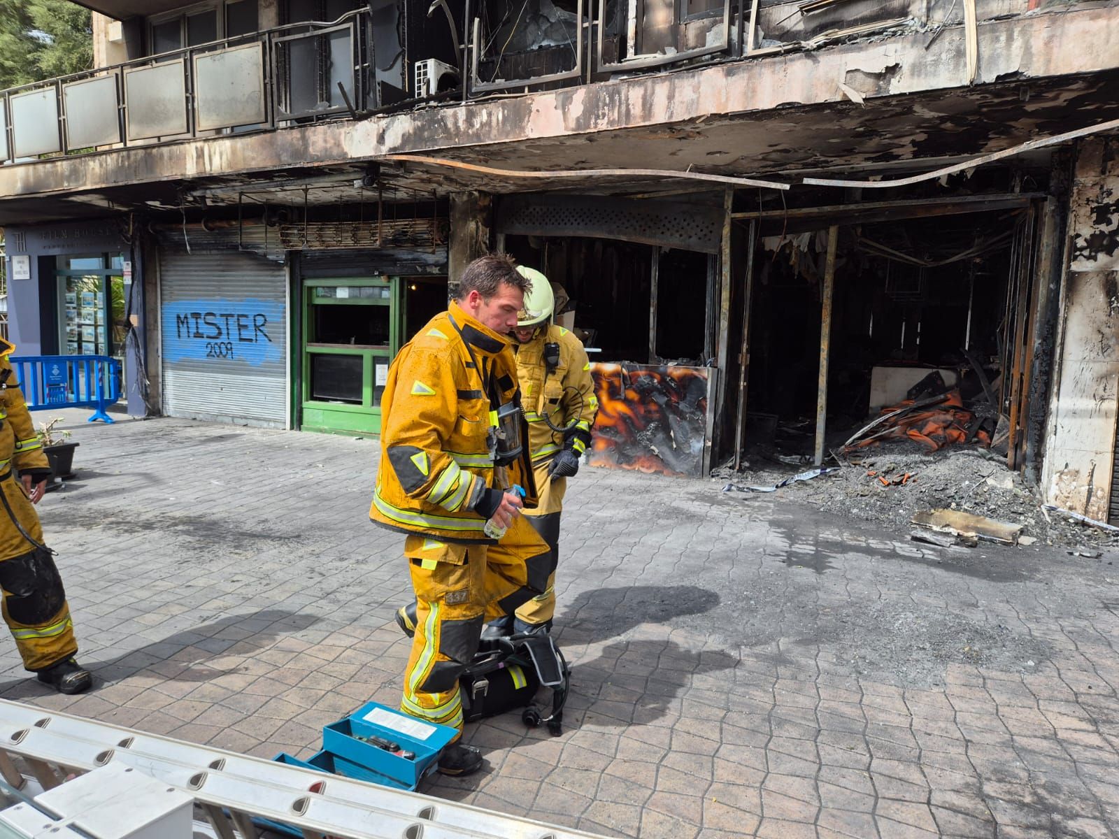 Incendio en un local del Paseo Marítimo de Palma
