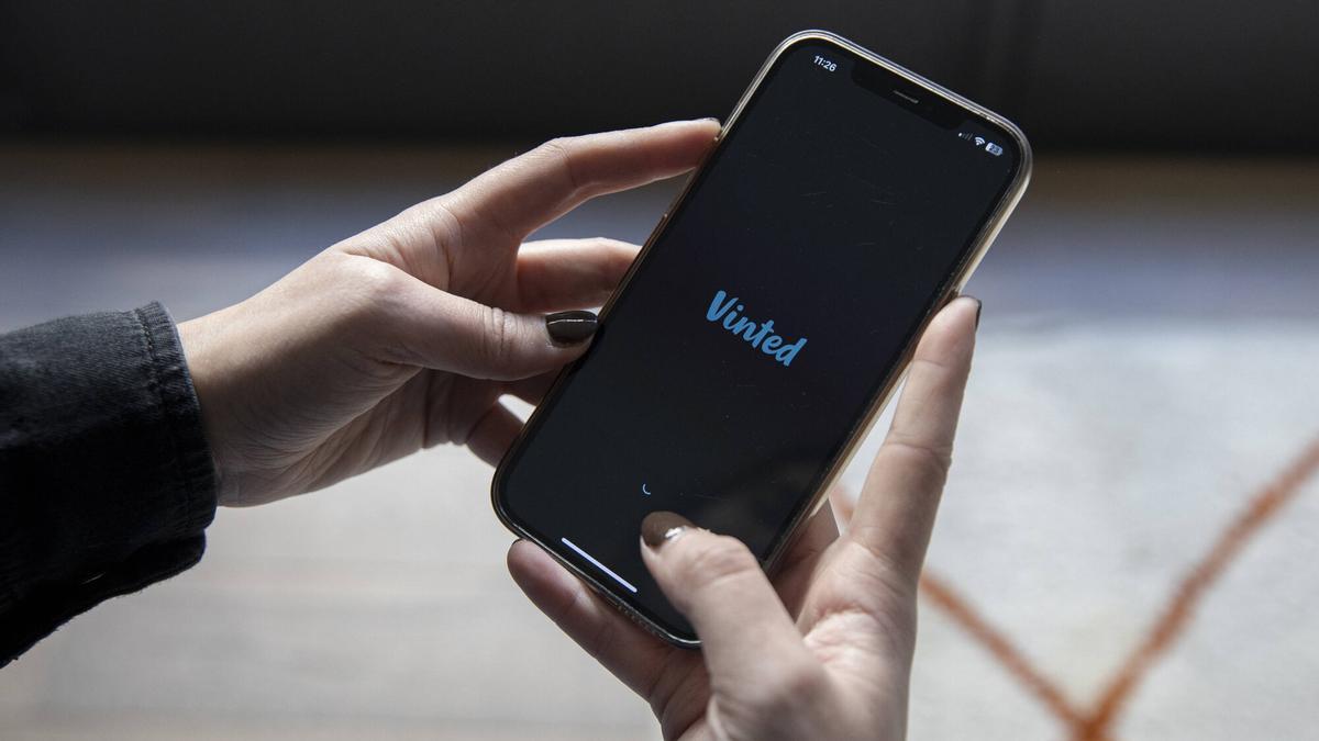 Un usuario utilizando Vinted