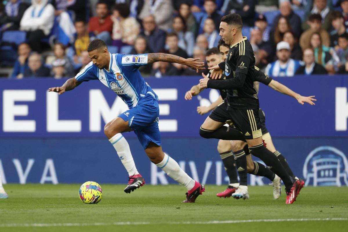 Las mejores imágenes del partido entre el Espanyol y el Celta