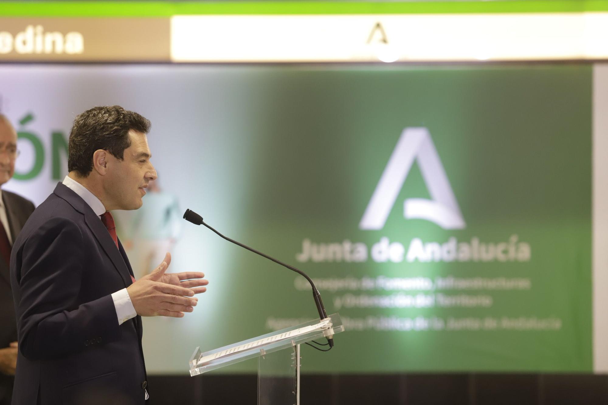 Inauguración de la estación Guadalmedina del metro de Málaga