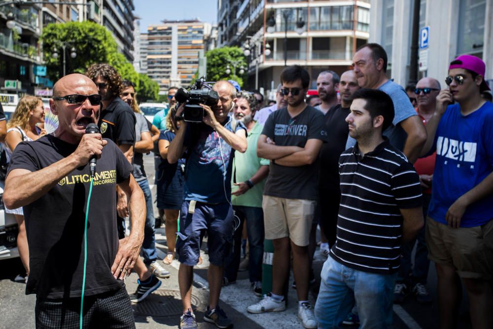 Huelga del taxi en València