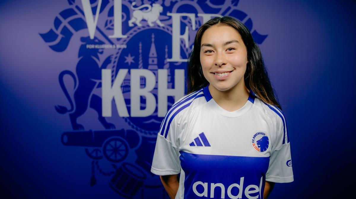 Asii Kleist Berthelsen, jugadora del Copenhague de la primera división danesa.